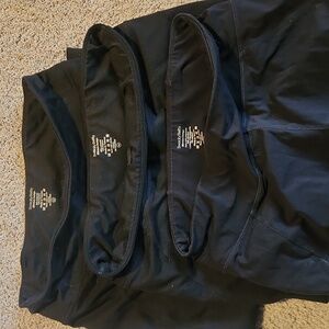 Lot of 3 pairs of black cropped leggings, size Medium, Sweaty Betty